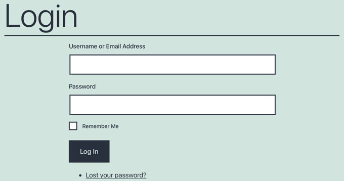 Previzualizare Theme My Login Previzualizare Theme My Login