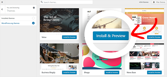 WordPress themes directory WordPress themes directory