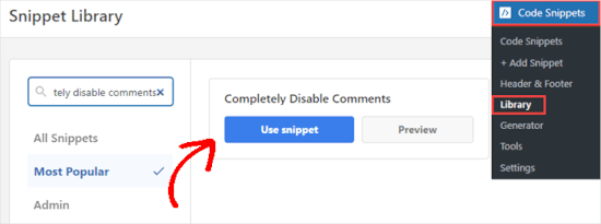 Disable Comments Completely in WPCode Library Disable Comments Completely in WPCode Library
