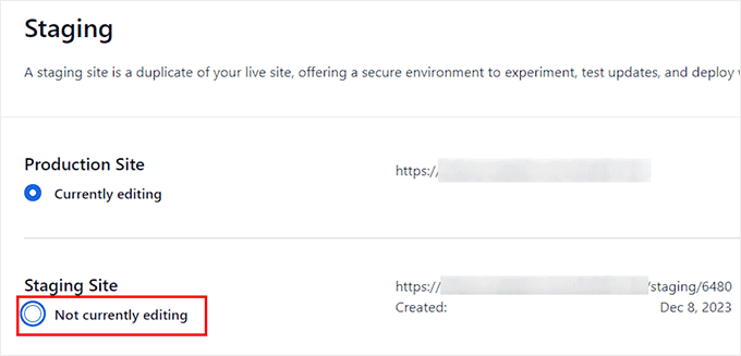 Click not currently editing button Click not currently editing button