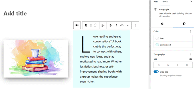 Customize the Media and Text block