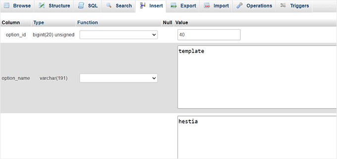 Edit template file Edit template file