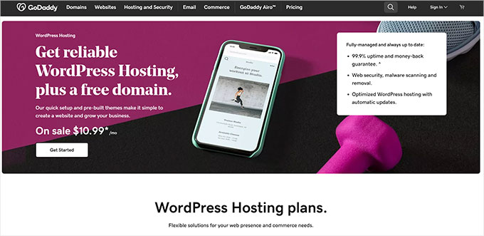 Hébergement GoDaddy