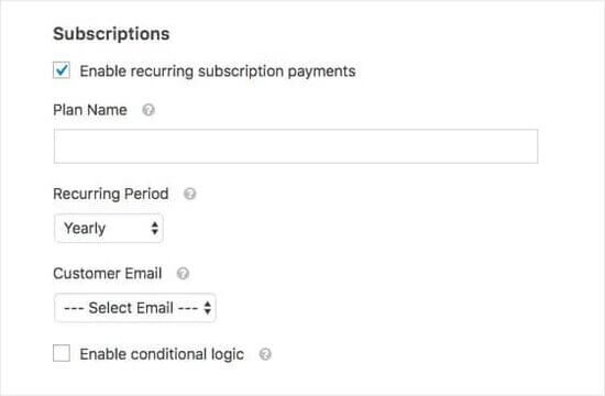 Set up recurring donations in WPForms Set up recurring donations in WPForms