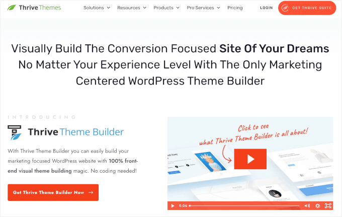 Thrive Theme Builder Thrive Theme Builder