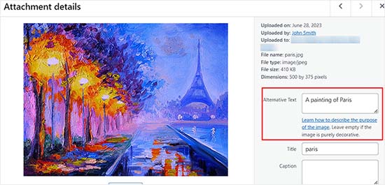 Add alt text with all your images Add alt text with all your images