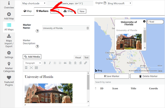 Add new Marker for Bing Map in WordPress Add new Marker for Bing Map in WordPress