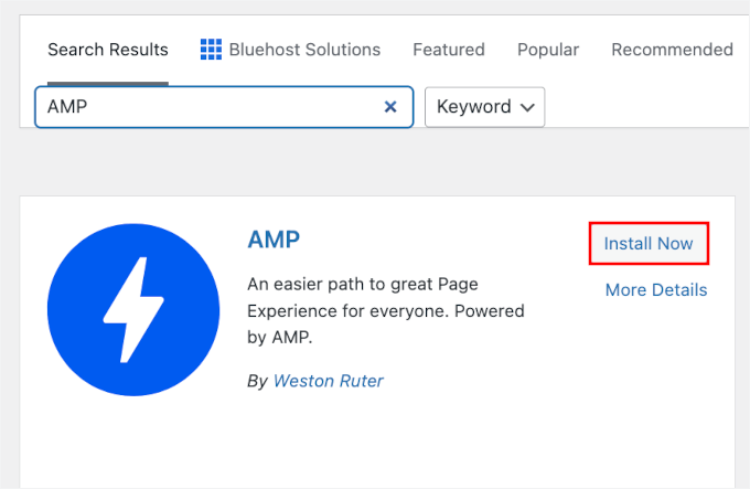 Installation des AMP-Plugins