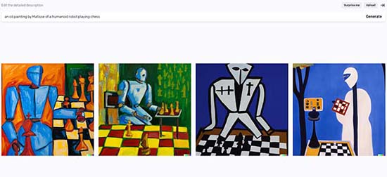 Images générées par DALL-E