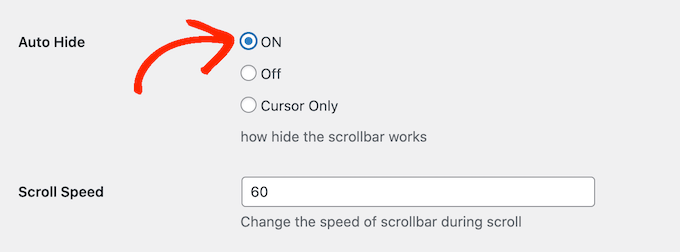 Hiding the WordPress scrollbar Hiding the WordPress scrollbar