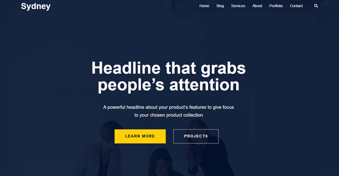 Sydney Pro WordPress theme