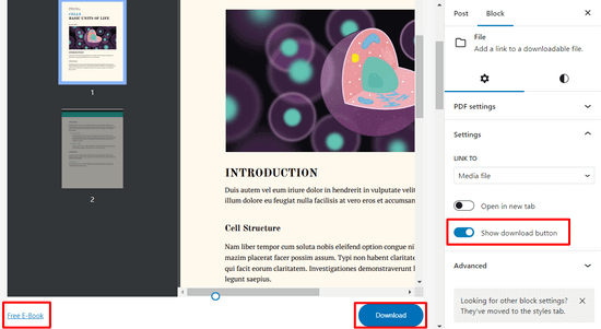 Lien de téléchargement du PDF
