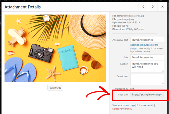 WordPress Görsel URL'sini Bul