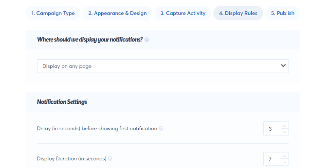 Modificați regulile de afișare