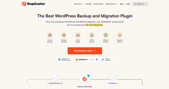 Duplicator website Duplicator website