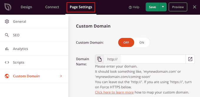 Alterando as configurações da sua página inicial