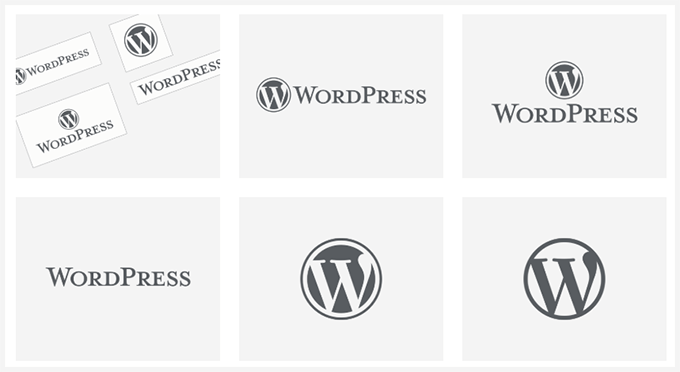 WordPress logos and graphics