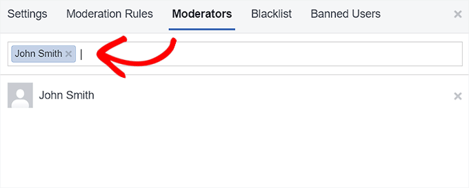 コメントモデレーターを追加