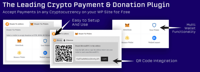Cryptocurrency Donation Box – Bitcoin & Crypto Donations