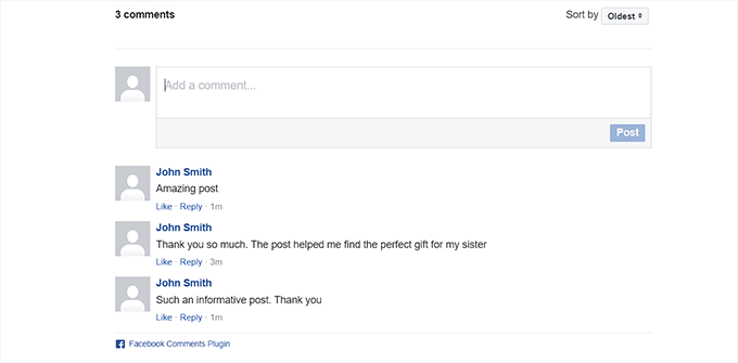 Facebookコメント数プレビュー