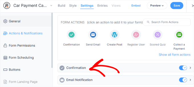 確認設定を変更する 確認設定を変更する