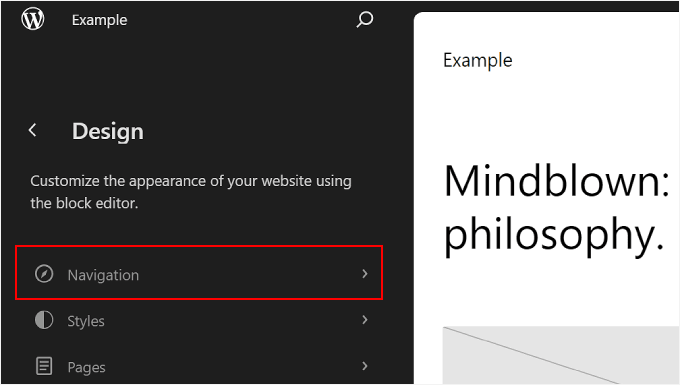 Selecting Navigation in WordPress Full Site Editing Selecting Navigation in WordPress Full Site Editing