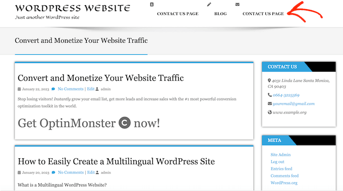An example of icon fonts in a WordPress navigation menu An example of icon fonts in a WordPress navigation menu