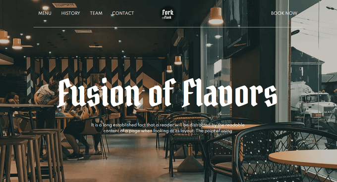 SeedProd restaurant and coffee shop theme