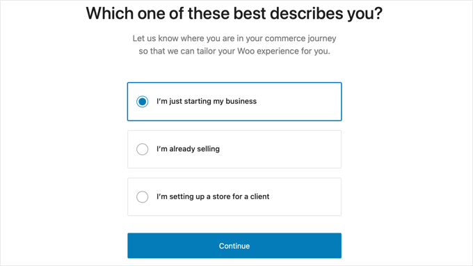 WooCommerce Setup Wizard WooCommerce Setup Wizard