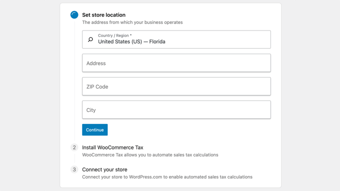 Wizard for Installing the WooCommerce Tax Plugin Wizard for Installing the WooCommerce Tax Plugin