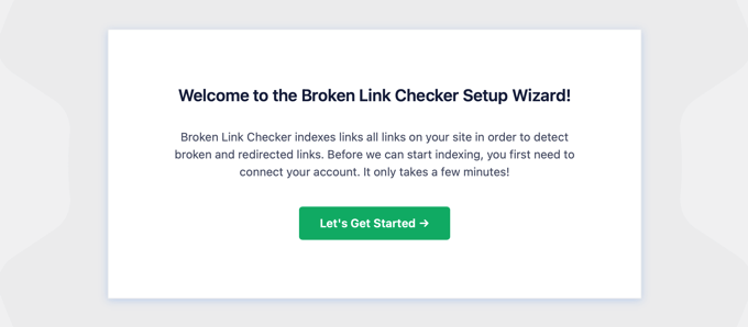 The Broken Link Checker Setup Wizard Will Start Automatically The Broken Link Checker Setup Wizard Will Start Automatically