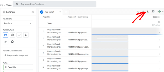 404 error pages in Google Analytics 4 404 error pages in Google Analytics 4