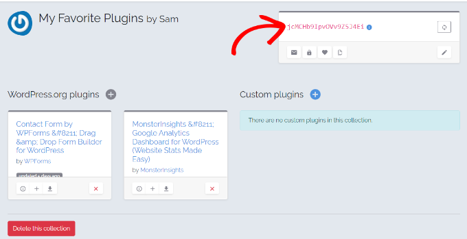 Kopiera samlingskoden