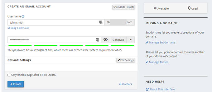 Nume de utilizator și o parolă