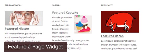 Feature a Page Widget Feature a Page Widget