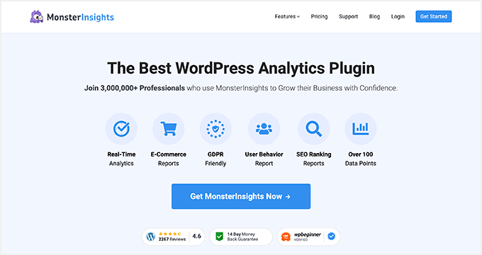 MonsterInsights Website MonsterInsights Website