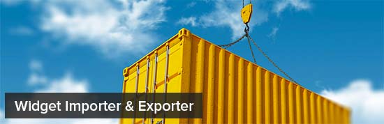 Widget Importer & Exporter Widget Importer & Exporter