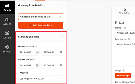 Durata della campagna Durata della campagna