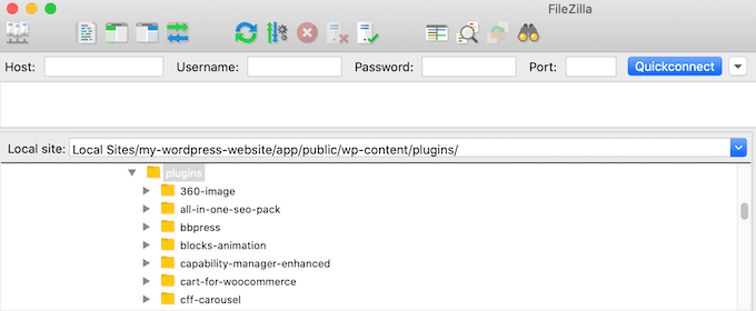 An FTP WordPress client An FTP WordPress client