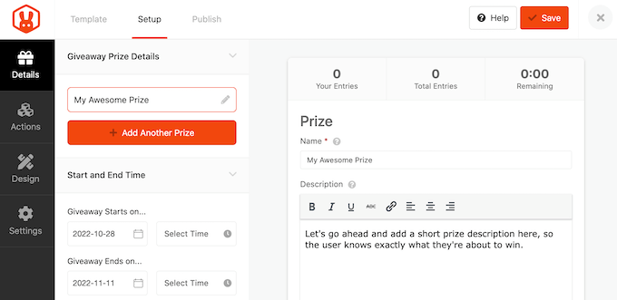 Aggiungere un premio al tuo concorso fotografico Aggiungere un premio al tuo concorso fotografico