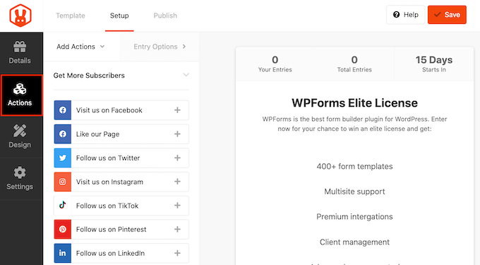Adding entry methods to a WordPress giveaway Adding entry methods to a WordPress giveaway