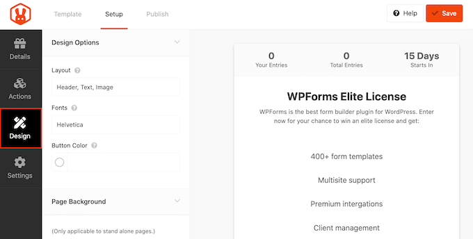 Changing how the RafflePress giveaway looks in WordPress Changing how the RafflePress giveaway looks in WordPress