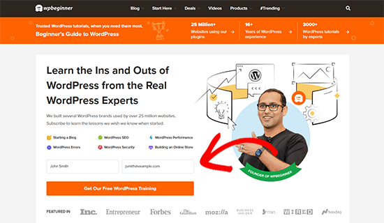 Assine a newsletter da WPBeginner