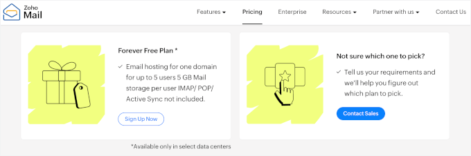 Planul Forever Free de la Zoho
