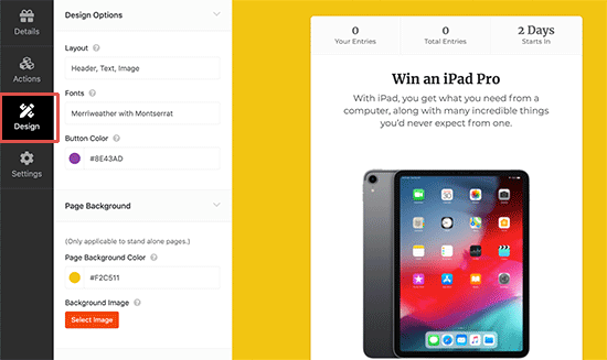 Design contest Design contest