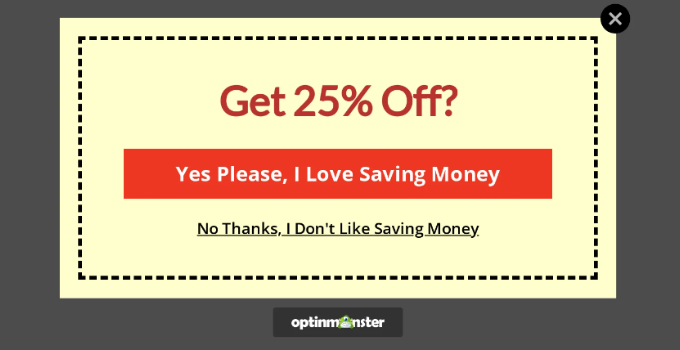 Coupon popup preview Coupon popup preview