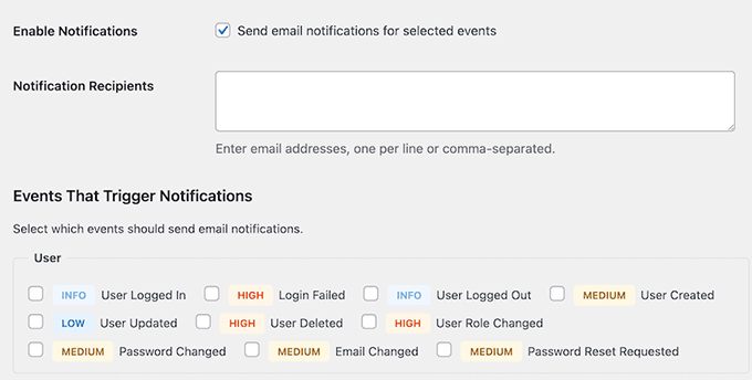 Włącz powiadomienia e-mail w Dzienniku aktywności Włącz powiadomienia e-mail w Dzienniku aktywności