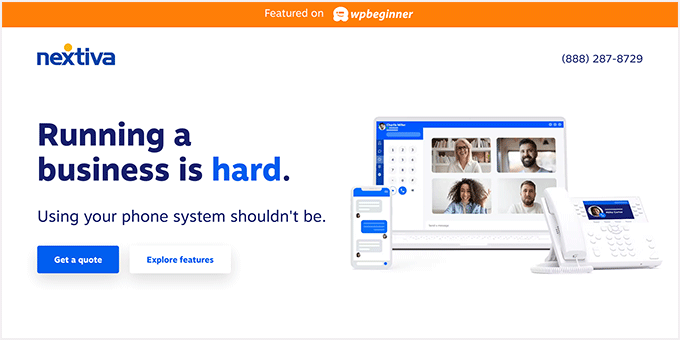 Nextiva-kampanjkoden har tillämpats automatiskt