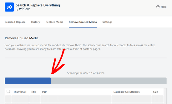 Cerca e sostituisci tutto eseguirà la scansione del tuo sito WordPress alla ricerca di file multimediali inutilizzati Cerca e sostituisci tutto eseguirà la scansione del tuo sito WordPress alla ricerca di file multimediali inutilizzati