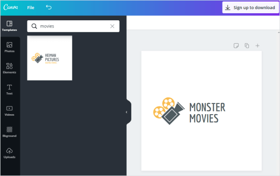 Canva-generated logo